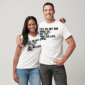 Voor elke kattenhouding t-shirt (Unisex)