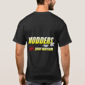 Voor en achter het shirt van het Logo van Modders- (Achterkant)