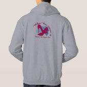 Voor- en achterafdrukken hoodie (Achterkant)