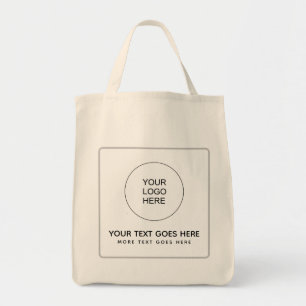 Voor- en achterkant QR-code Afdrukken Upload uw Lo Tote Bag