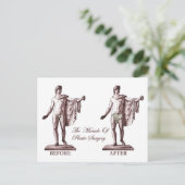 Vóór en na briefkaart (Staand voorkant)