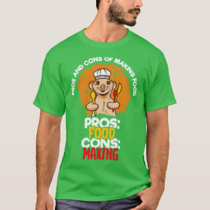 Voor- en nadelen van het maken van voedsel 1 t-shirt