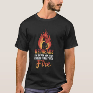 Voor Enkele Mannen Dapper Rood Haar Roodharige Vro T-shirt