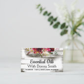 Voor etherische oliën visitekaartje (Staand voorkant)