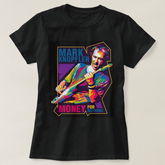 Voor Fan The Rock Music Band Mark Illustration T-shirt (Design voorkant)