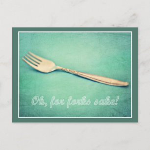Voor Forks Sake. Briefkaart