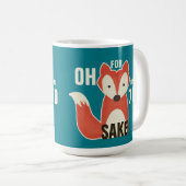 Voor Fox Sake ben ik 70-jarige dag. Koffiemok (Voorkant rechts)
