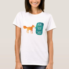 Voor Fox Sake Crop Vest T-shirt