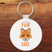 Voor Fox Sake Funny Sleutelhanger (Voorkant)