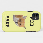 VOOR FOX SAKE - IPHONE CASE (Achterkant (horizontaal))