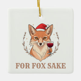 Voor Fox Sake Keramisch Ornament