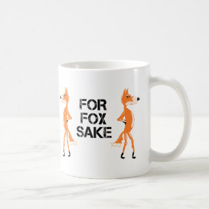 Voor Fox sake ruzie vossen Koffiemok