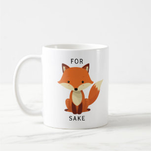 Voor Fox Sake schattig grappig Koffiemok