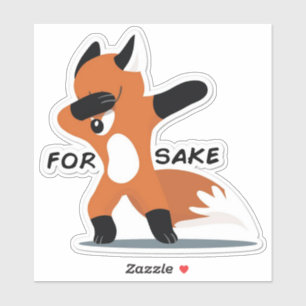 Voor Fox Sake Sticker