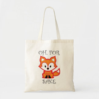 Voor Fox Sake. Tote Bag