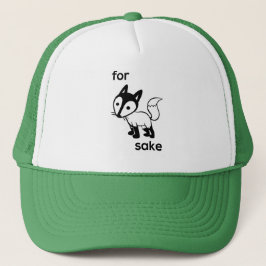 Voor Fox Sake Trucker Hat Pet