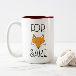 Voor Fox Sake Tweekleurige Koffiemok