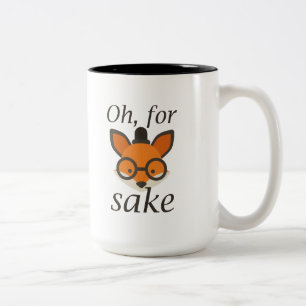 Voor Fox Sake Tweekleurige Koffiemok