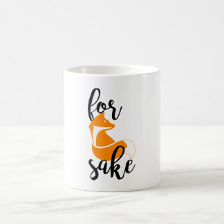 Voor Fox Sake - White 11 oz Classic Mok