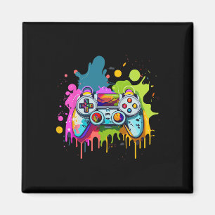 Voor Gamers Paint Controller Gaming Apparel Video Magneet