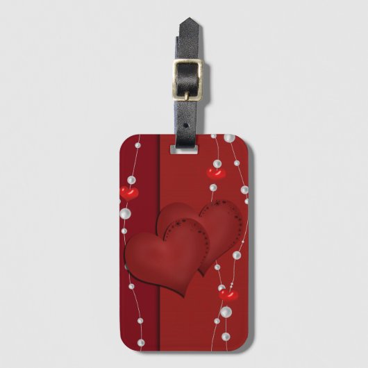 Voor geliefden, liefde bagagelabel (Voorkant (verticaal))