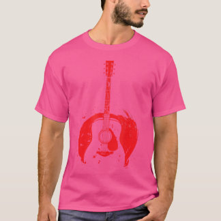 Voor gitarist muzikant Bass fan akoestische T-shirt