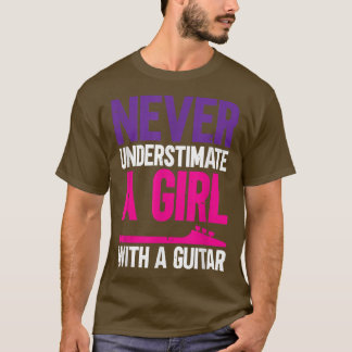 Voor gitarist & muzikant, muziek & bass FanAcousti T-shirt