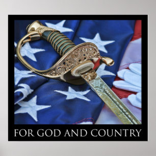 Voor GOD en Land Poster