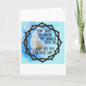 Voor God zo geliefd over de wereld Kaart (Voorkant)