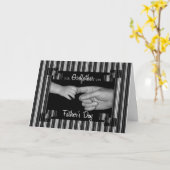 voor Godfather op Vaderdag Stripes Kaart (Gele Bloem)