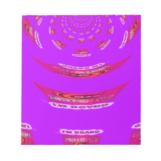 Voor grappig dat ik je mis... notitieblok (Voorkant)