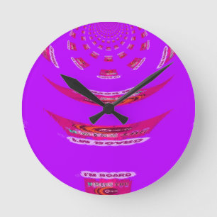 Voor grappig dat ik je mis... ronde klok