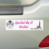 Voor haar bumpersticker (Op auto)