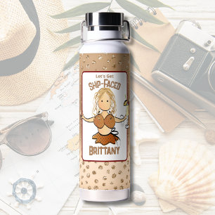 Voor haar grappige Bikini vakantie Glam Beach Part Waterfles