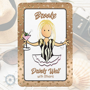 Voor haar grappige cruiseschip deur meisjes reis m magneet