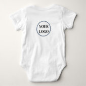 Voor Haar Mama Nieuwe Moeder VOEG HIER UW LOGO TOE Romper (Achterkant)
