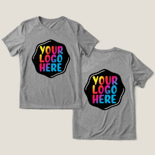Voor haar mama nieuwe moeder voeg uw logo hier aan Tri-Blend shirt