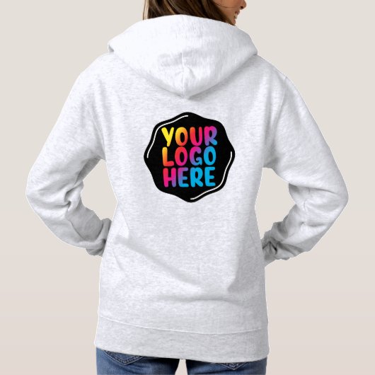 Voor haar mama nieuwe moeder voeg uw logo hier toe hoodie (Achterkant)