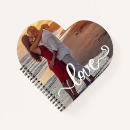 Voor haar of voor hem Valentijnse foto's Notitieboek