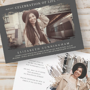 Voor haar viering van het leven Moderne Eenvoudige Kaart