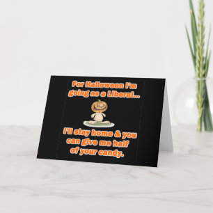 Voor Halloween ga ik als liberaal... Kaart