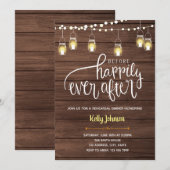 Voor Happily Ever Na Uitnodiging (Voorkant / Achterkant)