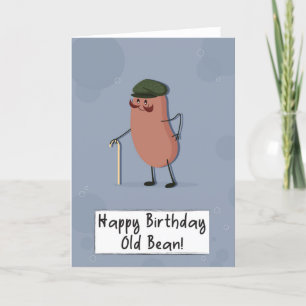 Voor hem Funny Bean Pun Birthday Kaart