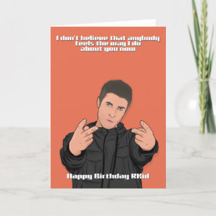 Voor hem Funny Liam Birthday Kaart