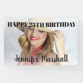 Voor hem of haar | Foto van Birthday Banner (Horizontaal)