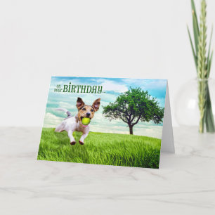 voor Hem op Zijn Verjaardag Jack Russel Terrier Ho Kaart