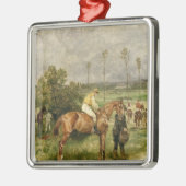 Voor het begin, 1890 metalen ornament (Links)