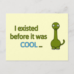 Voor het cool was briefkaart