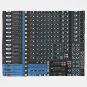 VOOR HET GELUID MAN DAT ALLES HEEFT FLEECE DEKEN (Voorkant (Horizontaal))