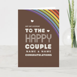 Voor het gelukkige paar Felicitatie Kaart